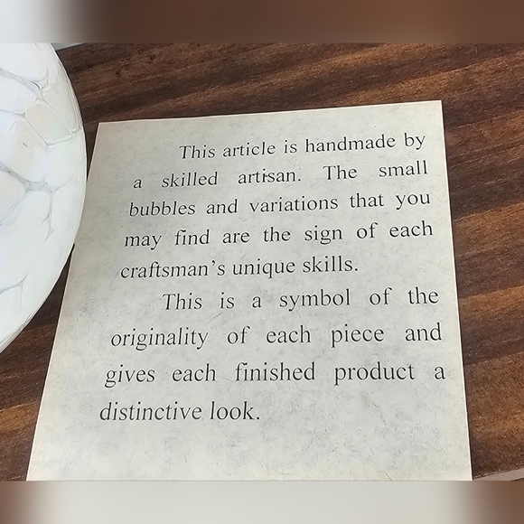 Vintage Traditions Hand Blown Glass Oil Lamp Clear White Pearl Iridescent NIB - Picture 15 of 16